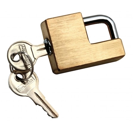 Lighthouse Products Brass Trailer Hitch Coupler Lock LI82249